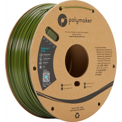 Polymaker PolyLite ASA Army Green 1,75mm 1kg