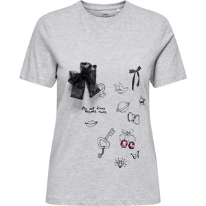 ONLY Тениска onlnita life reg s/s bow top box jrs