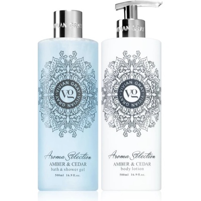 VIVIAN GRAY Aroma Selection Amber & Cedar подаръчен комплект