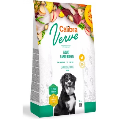 Calibra Dog Verve Grain Free Adult Large Chicken & Duck 14 kg