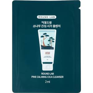 ROUND LAB Pine Calming Cica Cleanser (sample) - Почистваща Пяна С Феникс За Проблемна Кожа 2мл (sample)