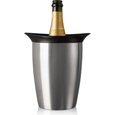 Vacu Vin 3647360 Chladicí nádoba na sekt s aktivní vložkou ELEGANT nerez – Zboží Mobilmania
