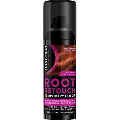 Syoss Root Retouch kašmírově červený sprej pro zakrytí odrostů 120 ml