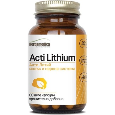 Herbamedica Acti Lithium, 60 веге капсули, Herbamedica