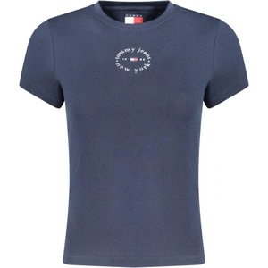 Tommy Hilfiger Дамска тениска с къс ръкав tommy hilfiger, Размер xs, Цвят Синьо (dw0dw22807_blc1g)