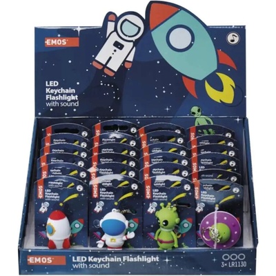 EMOS ФЕНЕРЧЕ led-КЛЮЧОДЪРЖАТЕЛ СЪС ЗВУК emos