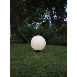 Star Trading Външна светлинна декорация Външни светулки Misma, ⌀ 30 cm Stone - Star Trading (803-92)