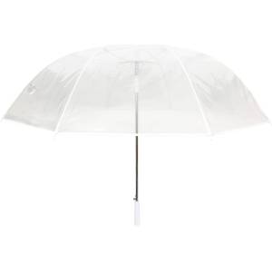 Smati Чадър за дъжд Golf прозрачно бял (UBUL0914)