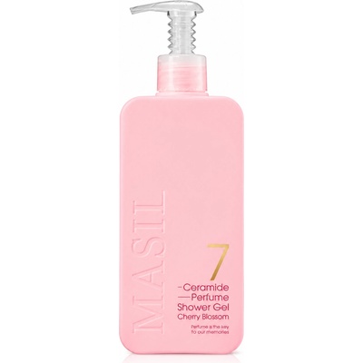 MASIL Душ гел с аромат на черешов цвят masil 7 ceramide perfume shower gel 300ml (cherry blossom)