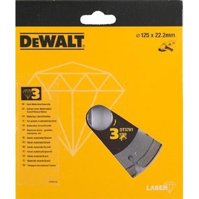 DeWALT DT3761 Kotouč pro tvrdé materiály a žulu, pro suché řezání, 125 mm