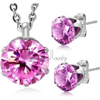 Image 1 of Talitha Комплект дамски бижута " Розов блясък"