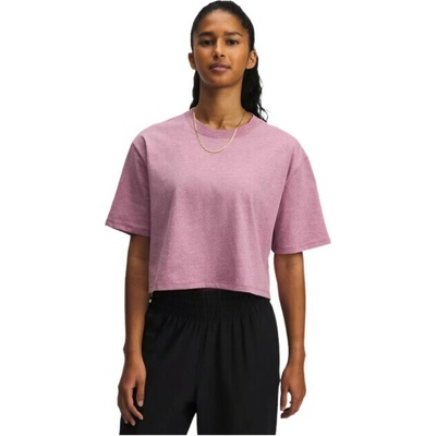 Under Armour Rival SS Fuchsia Dusk Light Heather