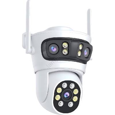 Immax 07823L - Интелигентна външна камера със сензори 2MP+2MP+2MP 5V Wi-Fi (IM1497)