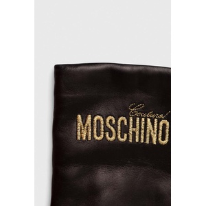 Moschino ръкавици дамски от кожа (M2394.65248)