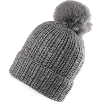 Prima obchod dívčí zimní čepice s bambulí Emi Rossšedá