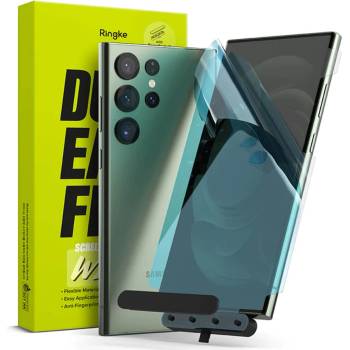 Ringke Гъвкав Протектор за SAMSUNG S23 Ultra, Ringke Dual Easy Wing Folio Glass, Прозрачен (8809919300414)