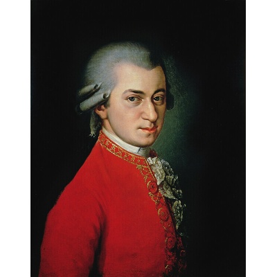Plagát, Obraz - Wolfgang Amadeus Mozart (1818), Barbara Krafft, 30 × 40 cm