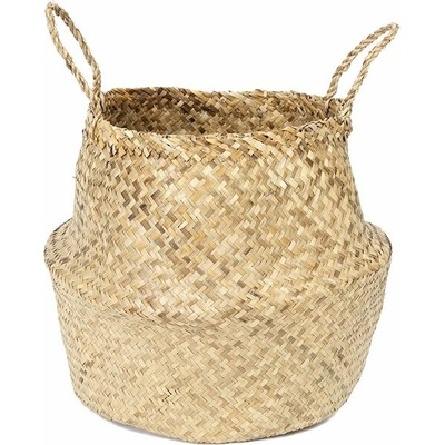 Compactor Pletený úložný košík z morskej trávy Belly 45 x 36 L