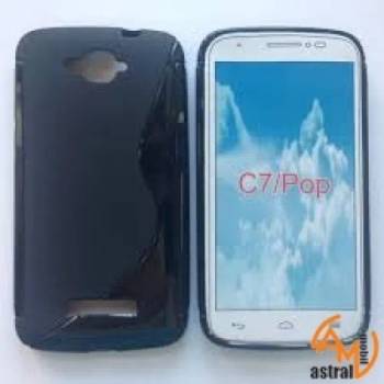 Image 1 of Alcatel Силиконов калъф за Alcatel C7 черен