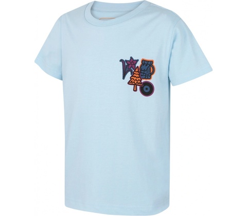 Husky Tee Patch light blue
