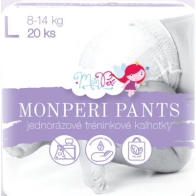 MonPeri Pants L 8-14 kg 120 ks