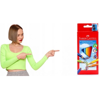 Faber-Castell 116510 Junior Triangular 10ks