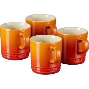 Le Creuset Чаши Le Creuset 350 мл огненооранжеви 4 бр (79113350900000)