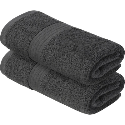 Livarno froté ručník 50 x 100 cm 2 kusy šedá – Zboží Mobilmania
