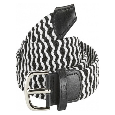 Dámský golfový pásek Ping Stretch Webbing dámské černá/Bílá