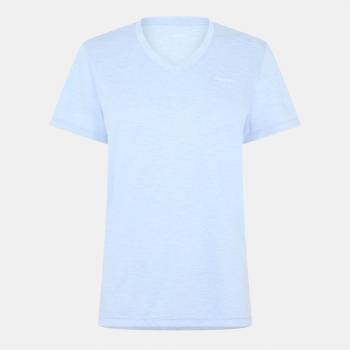 USA Pro Дамска тениска USA Pro Tech V Tee Ladies - Brunerra Blue