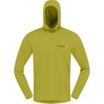 Norrøna Мъжка спортна тениска Norrøna Femund Tech Hood Sport shirt - Golden Lime - размер XXL (216-8321-0115)