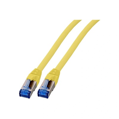 EFB-Elektronik RJ45 Patchkabel S/FTP, Cat. 6A, Cat7 TPE superflex, 0, 25m, ge (K5525FGE. 0, 25) (K5525FGE.0,25)