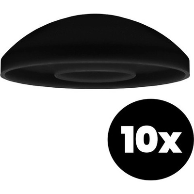 Aga 10x Klobúčik UNIVERSAL na vonkajšiu sieť Čierny