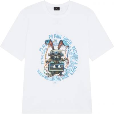 PS Paul Smith Bunny Graphic Tee - White 01
