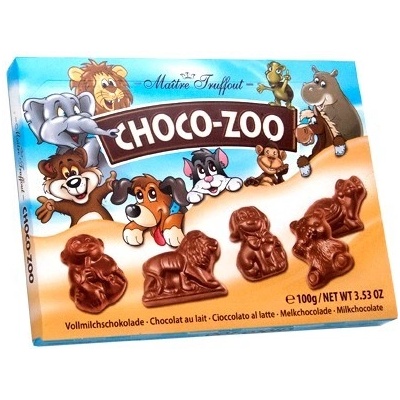 Choco ZOO mléčná čokoláda figurky zvířátek 100 g