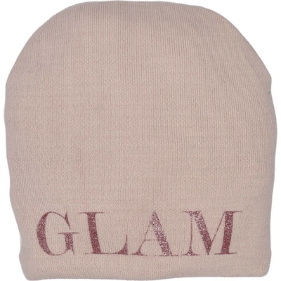 Dámská zimní čepice Glamourous girl růžová