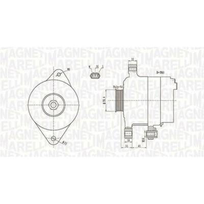 generátor MAGNETI MARELLI 063731793010