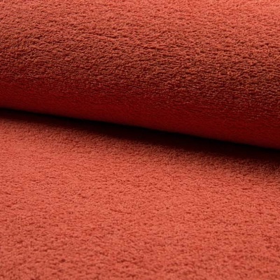 Froté lososové, bavlnené, 340g/m, š.150