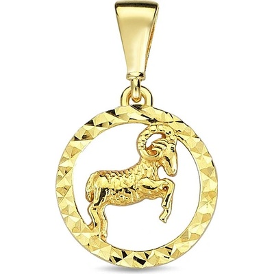 Lillian Vassago Zlatý přívěsek znamení Beran LLV98 GP046