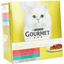 Gourmet Gold cat kousky ve šť.zelen. pack 8 x 85 g