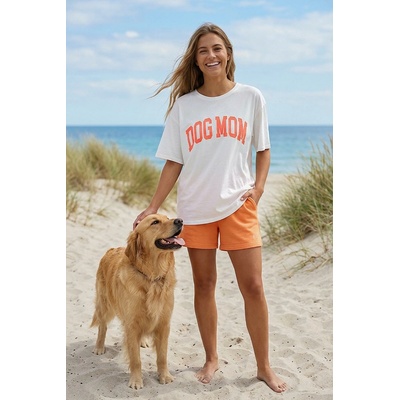 Peca Del Sol tričko dámské s nápisem Dog Mom bílé