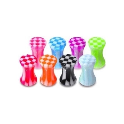 Šperky4U akrylátový plug do ucha PL01007-05O