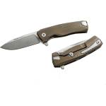 lionSTEEL rok b / Луксозно джобно ножче с масивна титаниева дръжка (lion0153)