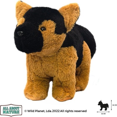 Wild Planet Плюшена играчка, Немска овчарка 25см. Wild Planet (K8706)
