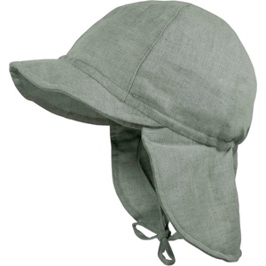 maximo Шапка с козирка maximo Baby Boy's Peak Cap with Neck Protector + Tie Cap - Mineral - размер 47 cm (904-6329-0214)