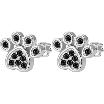 Nubis stříbrné dětské náušnice tlapičky DN-0073