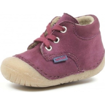 Richter capáčky Nubuk Burgundy zateplené