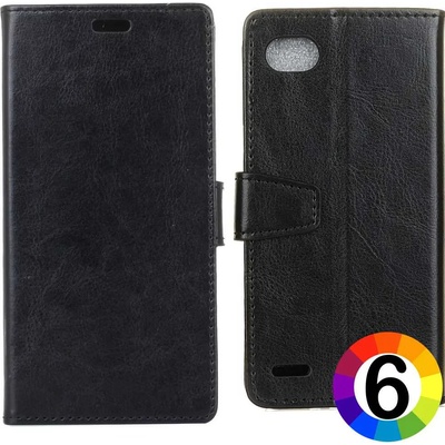 LG Q6 Magnetic Кожен Калъф и Протектор