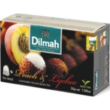 Dilmah Peach & Lychee čaj černý broskev a liči čínské 20 x 1,5 g