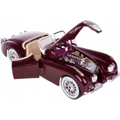 Bburago Jaguar XK 120 Roadster 1951 červená 1:24